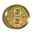 Quadrante orologio su misura in bronzo spazzolato